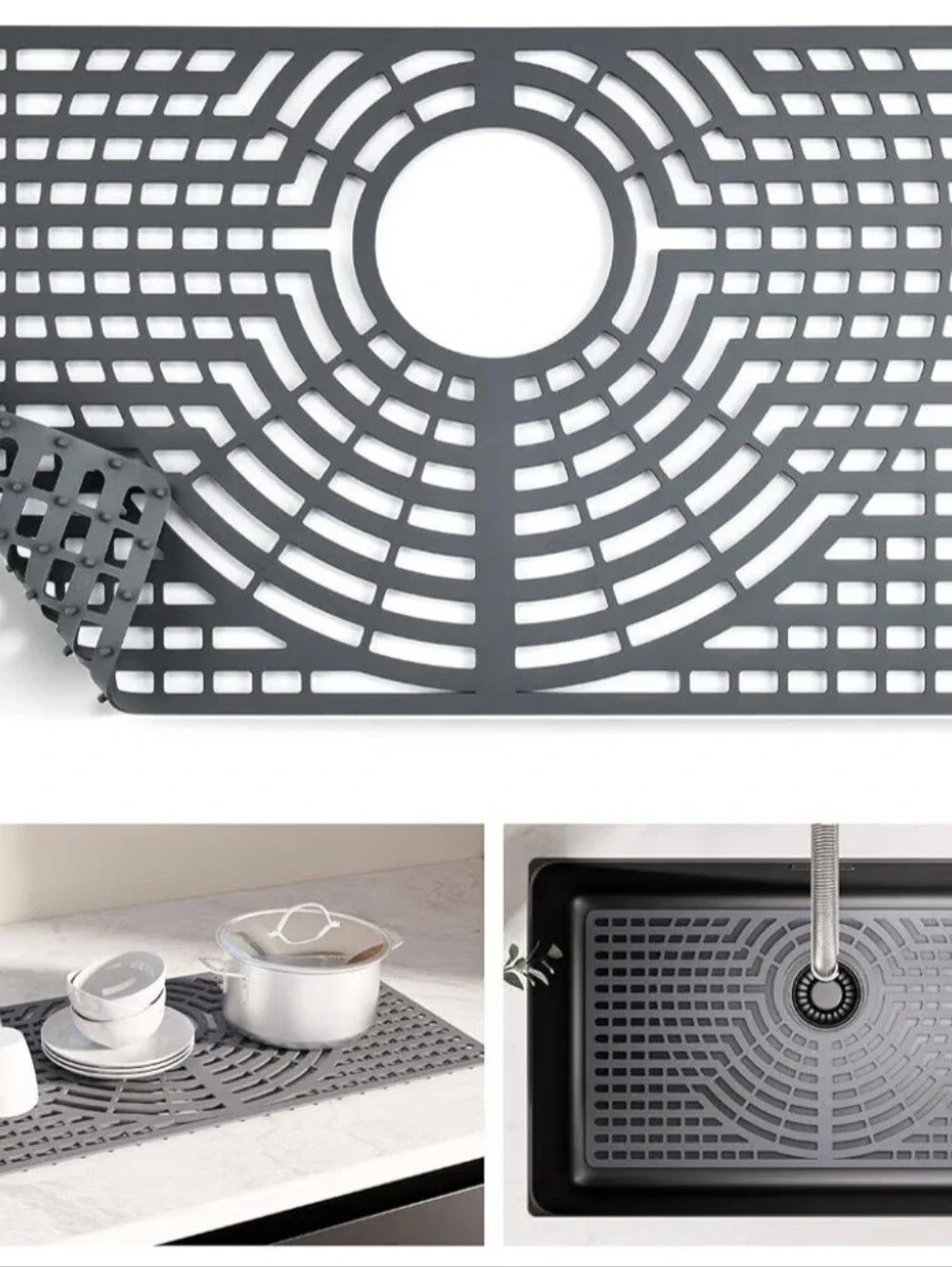 Silicone Sink Protector for Kitchen Sink, 28